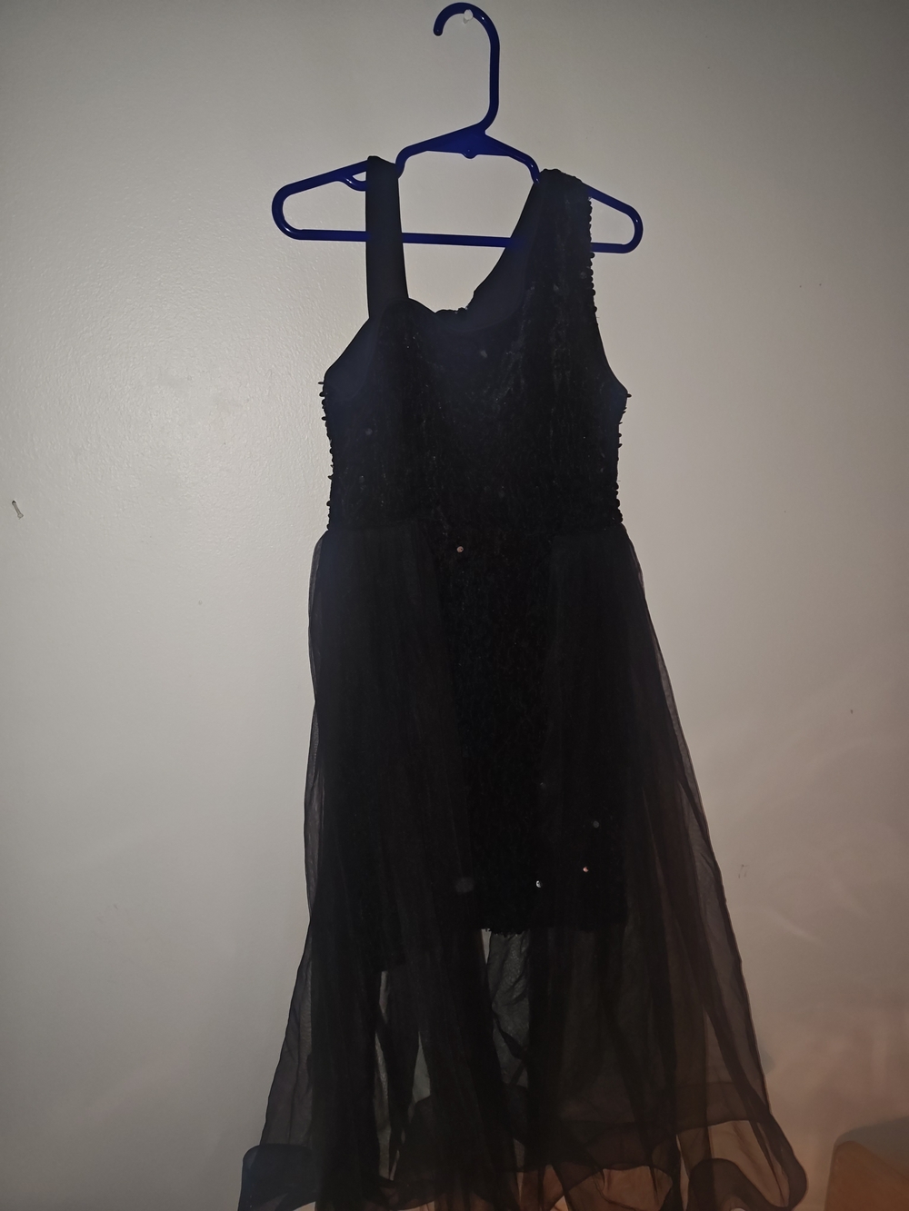 Source Unknown Black Tulle Formal Dress for Girls